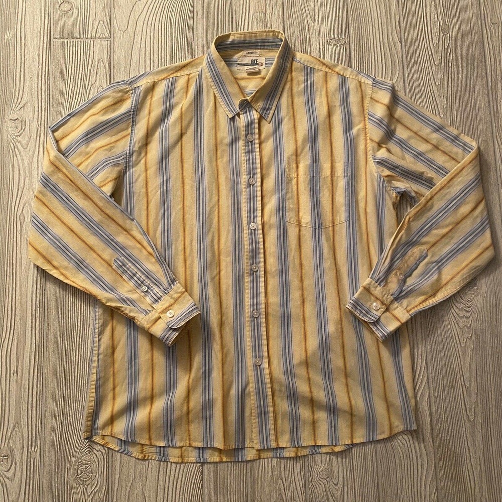 BKE Buckle LS Button Front Shirt XL Contour Fit